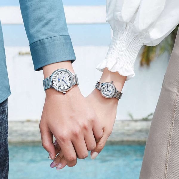 

kwai tiktok, quick and easy, longbo/ fashion men quartz watch 83173, Slivery;brown