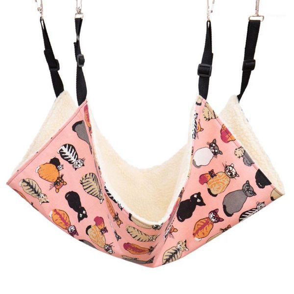

cat hammock kitten pet cage hammock bed hanging soft under chair for kitten1