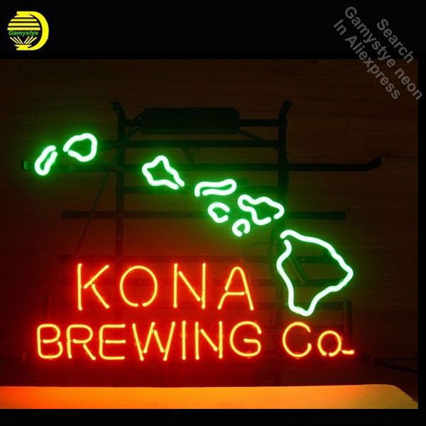 

neon sign for kona brewing aart neon bulb sign handcraft real glass tubes decorate windows flashlight sign garage beer bar pub