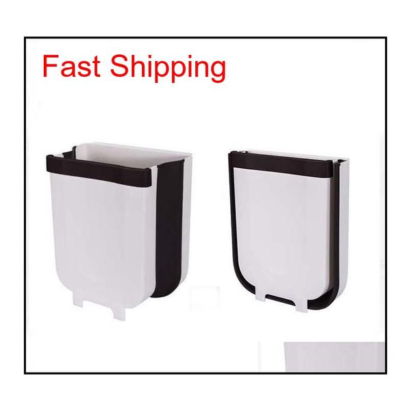 

folding wall-mounted trash can car sorting barrel kitchen folding hangi qylhuu toys2010