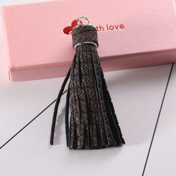 

12pcs lot personalized suede tassel pendants leather tassels for keychain bag cellphone pendant home decoration diy accessories h bbyflh
