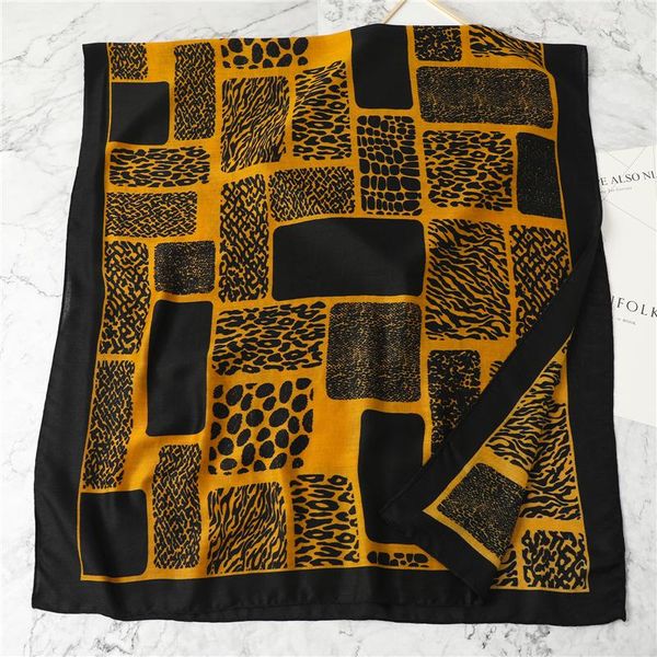 

леопардовый шарф зимы женщин конструкции способа пашмины шали палантины lady плед bufanda хиджаб шарфов зима новый 2020 wmtcsk, Blue;gray