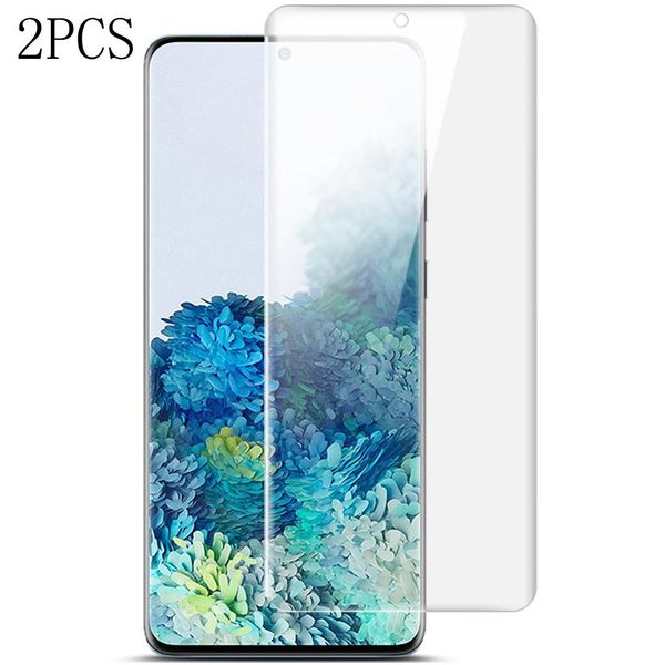 

2 pcs imak curved full screen hydrogel film front protector for galaxy s20 5g
