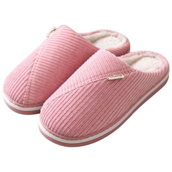 

new style cotton slippers cute super soft home slippers shoe winter warm house women anti-slip indoor outdoor shoes #kq8e, Black
