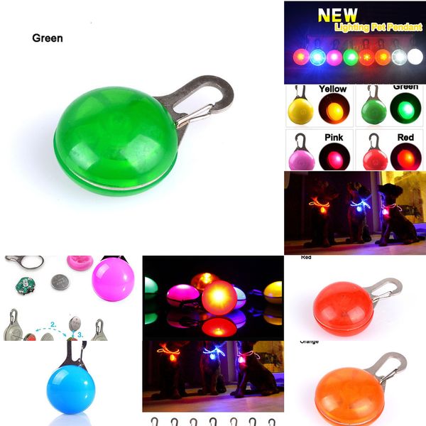 

glowing led flashlight pendant dog cat collar night safety pet leads necklace luminous bright decoration collars for dogs 1 n184y
