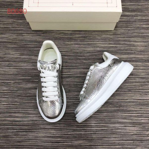 

2019 with box and dustbag genuine leather high womens casual shoes brand fashion sneakers mens shoes 35-44 a1, Black