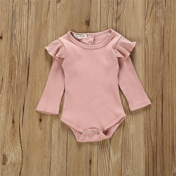 

autumn baby girl boy clothes newborn sets outfit pink long short romper bodysuit stripe pants 2piece kit dropshipping y200803, White
