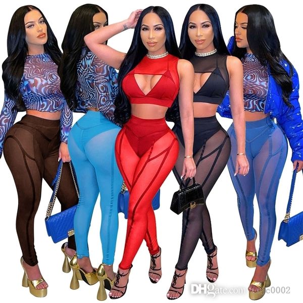 

summer new 2022 mesh legging women stitched stripe casual slim fit pants only, Black;white
