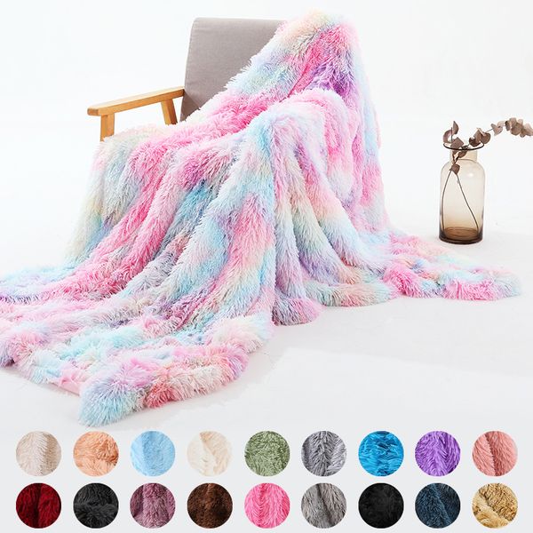 

xc ushio super soft long искусственного меха ватки коралла теплый элегантный cozy с пушистым sherpa throw одеяло диван-кровать одеяла подаро