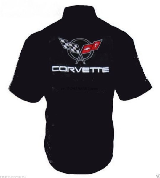 

corvette c5 - shirt-chemise corvette c5 racing team all logo in brodery sport hooded sweatshirt hoodie