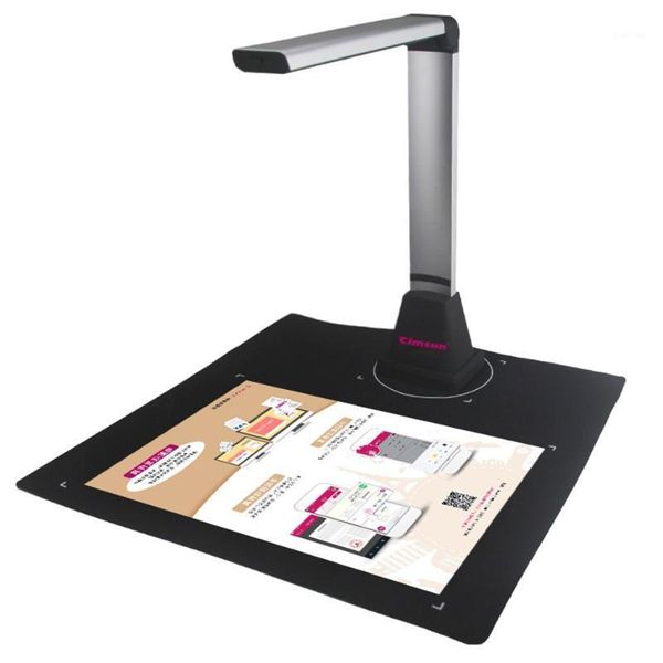 

scanners q580 book document scanner cimfax 5 mega-pixel camera capture a4 for windows english software office teaching scanner1