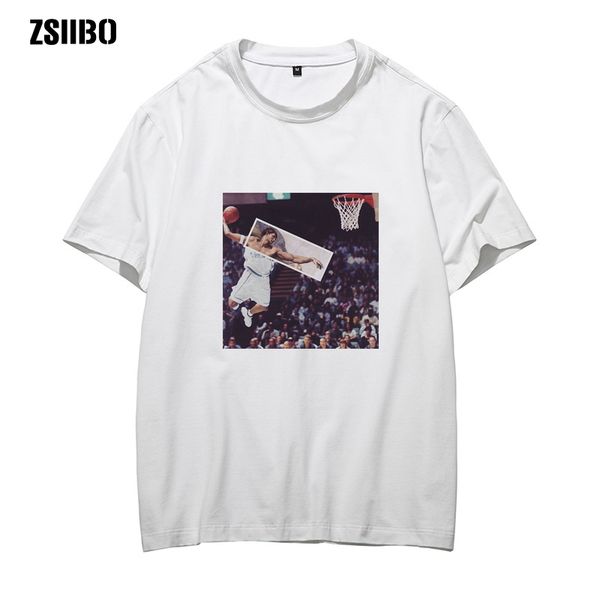 

david print harajuku funny short sleeve hip hop street personality stitching ar great wave ulzzang hooded sweatshirt hoodie men t shirt