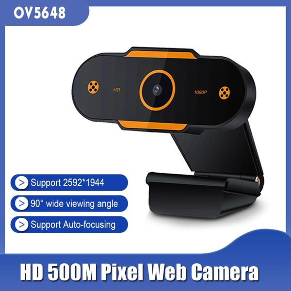 

webcams high definition 500m pixel auto-focusing web camera 2592*1944 online class webcam for computer wins xp / vista 7/8/10