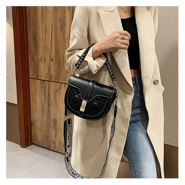 

70% off deals online saddle bag women's single shoulder new net red texture bag fashion versatile portable slanting