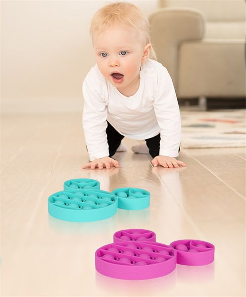

us stock push bubble pop it fidget sensory toy silicone reliever stress anxiety relief autism special needs soft squeeze toy