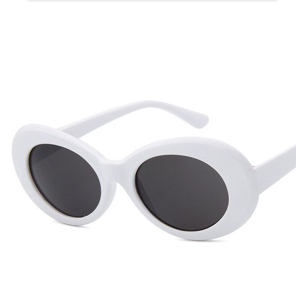 

sunglasses vintage retro women round frame oval white mens sun red hip hop clear glasses gafas