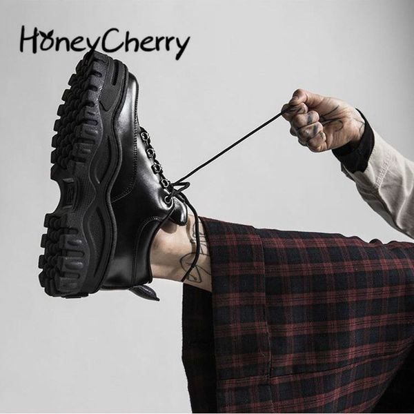 

2020 spring autumn new high-end women shoes thick-soled sponge cake black ugly shoes slim casual platform shoes women sneakers y200702