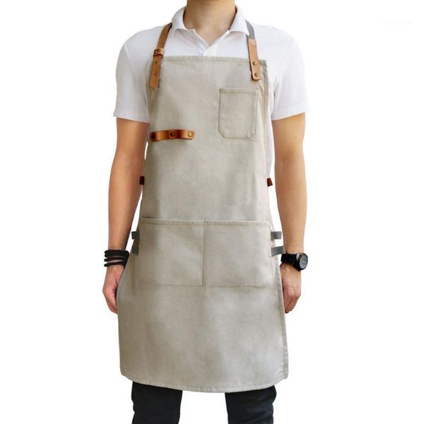 

aprons waterproof oil cooking apron chef for women men kitchen bib dishwashing cleaning painting gardening1