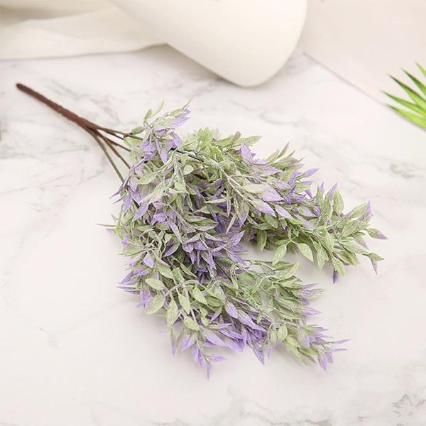 

3pcs 33cm artificial leave pepper leaf for grass silk flower decoration flower arranging lawn engineering simulation plants1