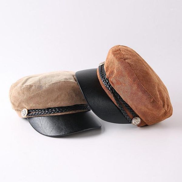 

suogry corduroy newsboy hats для женщин 2018 новости beverboy caps gorra mujer retro captain caps женщина cap мода шляпа flatcap1, Blue;gray