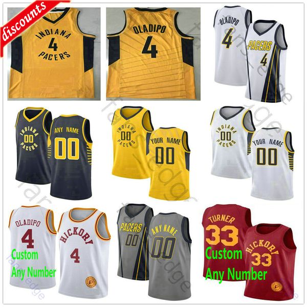 

printed custom 3 aaron holiday 22 tj leaf 1 tj warren 20 doug mcdermott alize johnson 21 thaddeus young basketball jerseys, Black;red