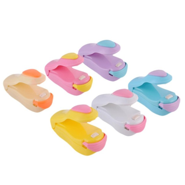 

6-colors portable household mini sealing heat bag capper saver storage