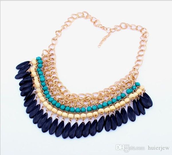 

collar necklaces fashion bohemian choker statement necklaces, Silver