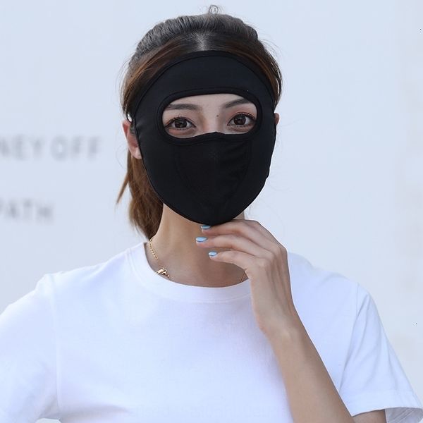 

facial summer sunscreen ice silk screen breathable riding protective mask hqls2
