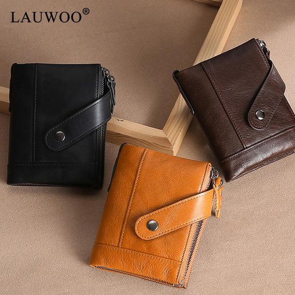 

монета карманный паспорт короткий кошелек для мужчин держатель карты кожаный кошелек натуральная кожа блокировка кошелька первого слоя коров, Red;black