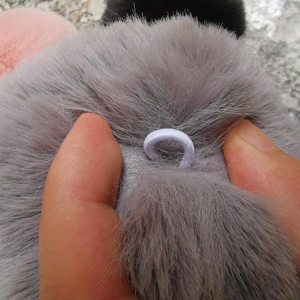 

nianfox 1 шт. 12 см 4.7 в faux rex brabilit меховой шар белый черный серый кофе помперы для женщин сумка шляпа wmtsev yyysports