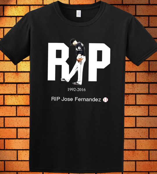 

t-shirts homme new tee shirts jose fernandez rip t-shirt in memory of shirt marlins pitcher t shirt sport hooded sweatshirt hoodie