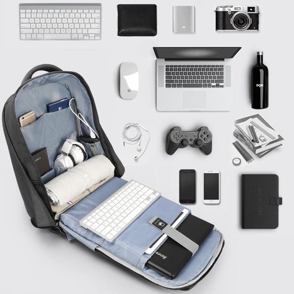 

tigernu новая мода 15,6 ноутбук кража дизайн мужчины рюкзак usb зарядки высокое качество водонепроницаемый повседневный школа рюкзак мужской