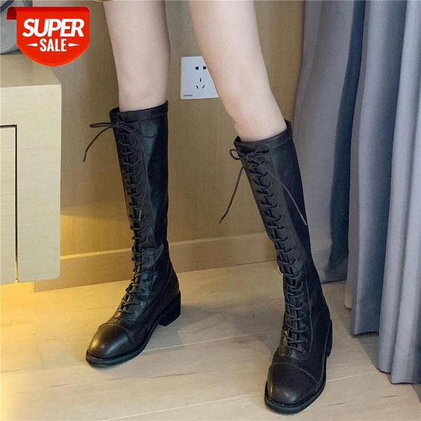 

cootelili winter women boots patent leather lace up 4cm heel keep warm zip fashion boots for woman women shoes basic botas 35-39 #qi5o, Black