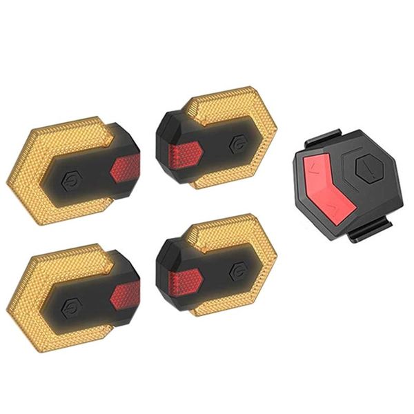 

high intelligent bicycle light tail light warning bike rear smart wireless remote turn signal led bicycle lantern
