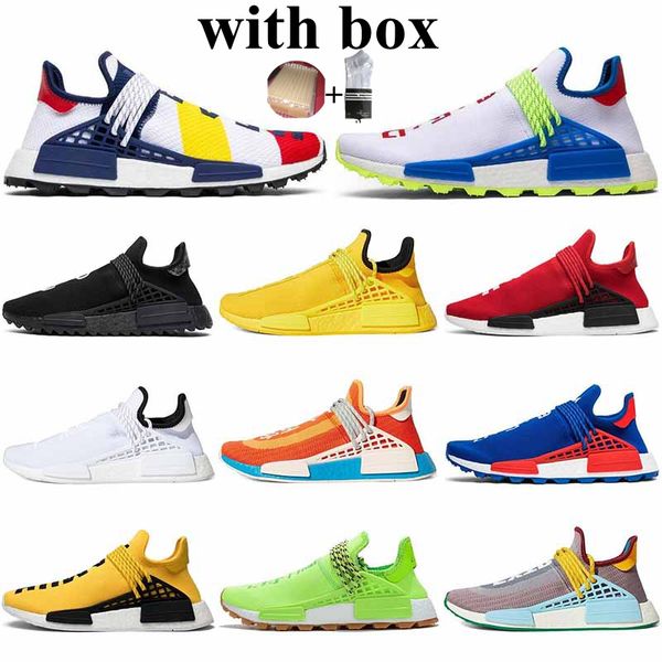 

with box 2021 trainers orange chocolate yellow mens womens human race legacy purple heart mind sport running shoes sneakers 36-45