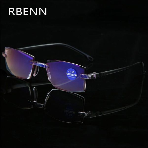 

newrbenn ultralight rimless men anti blue light computer reading glasses presbyopia for women +1.5 +2.5 +3.52021