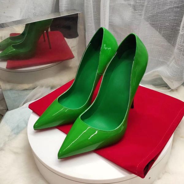 

size 34-45 thin heels mirror parent leather classical design women high heels party shoes1, Black