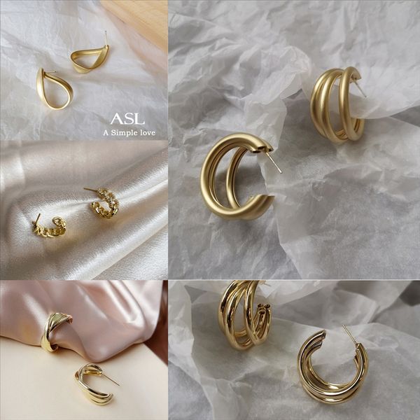 

yggi fashion ladies colors rhinestones music charm earrings for women elegant and earring notes temperament band pearl zircon beautiful, Golden