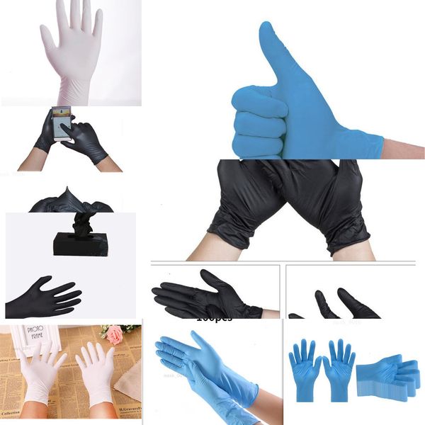 

nitrile inch blue 9 original pcs disposable inspection protective 100pcs gloves clean cut-proof te2r