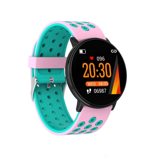 

new s8 round screen intelligent sports bracelet calls to remind step counting sleep heart rate prsure blood oxygen