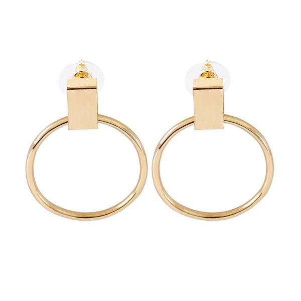 

fashion new s925 silver needle jewelry women designer ear studs woman simplicity originality women's ornaments female tassels earrings, Golden;silver