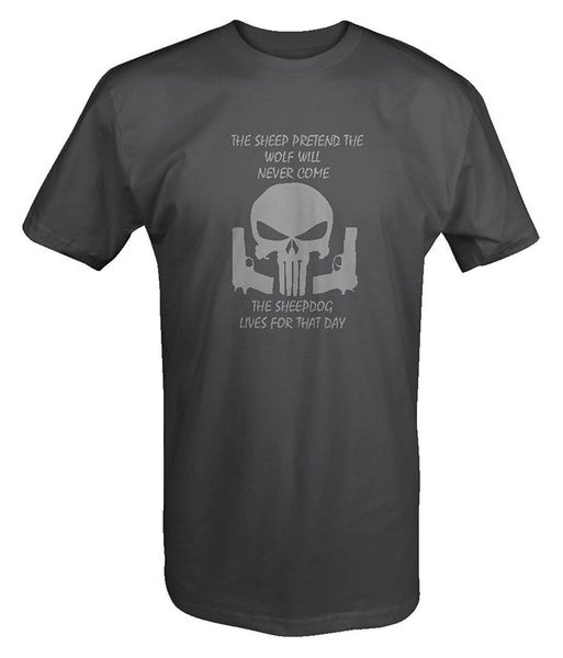 

2020 new summer casual men tee shirt sheep pretend sheepdog live for the day punisher military t shirt sport hooded sweatshirt hoodie