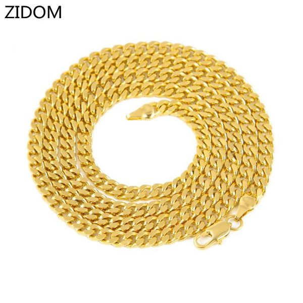 

chains men hip hop cuban chain necklce 5mm width 30inch length hiphop jewelry fashion gift, Silver