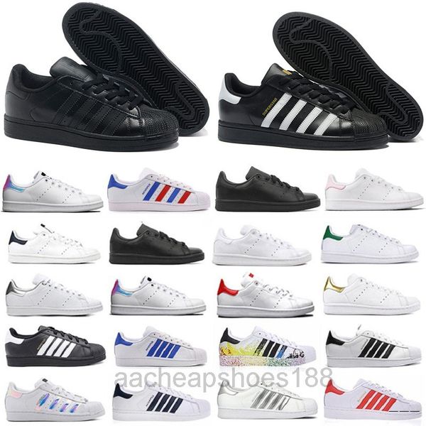 

2019 originals superstar white hologram iridescent junior superstars 80s pride sneakers super star women men sport casual shoes eur fdc6