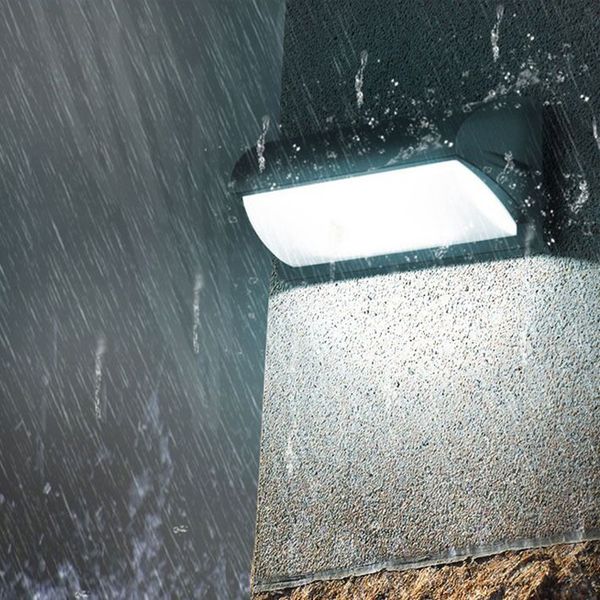 

led outdoor wall lamp 18w waterproof square moisture-proof lighting fixture modern minimalist courtyard villa corridor balcony wall lamp ky2