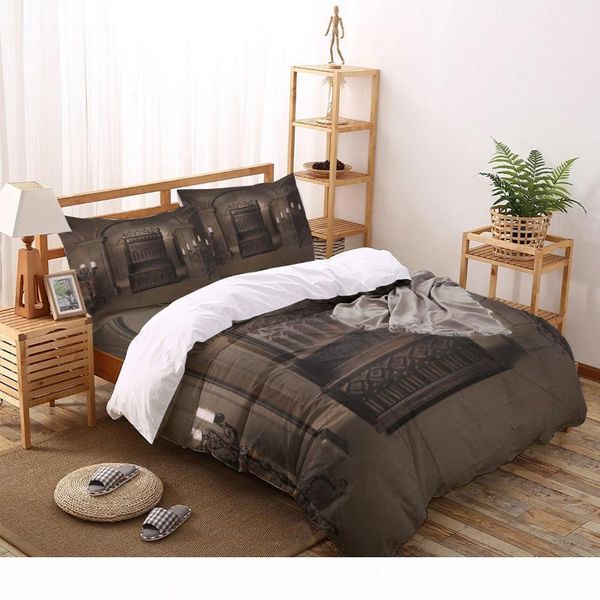 

royal throne printed duvet cover set 4 piece bedding set home textile customizable