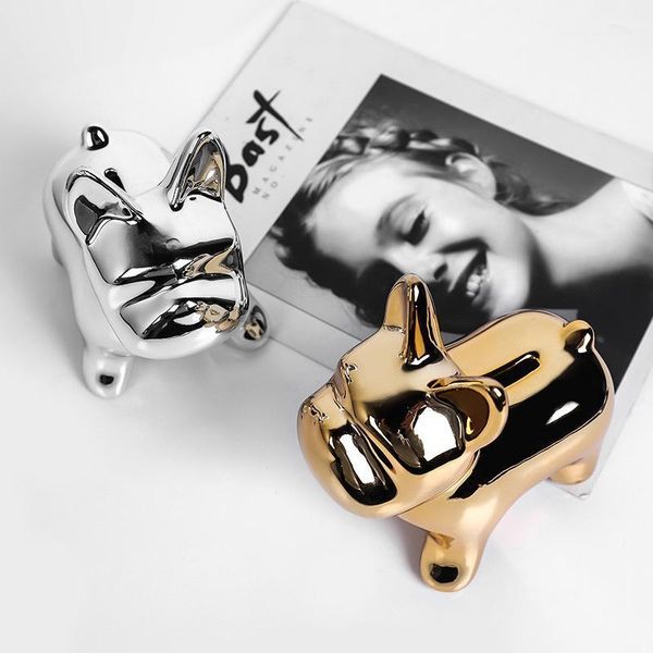 

[mgt] modern creative electroplating storage tank dog storage decoration home decoration handicraft desk small jewelry wholesale1