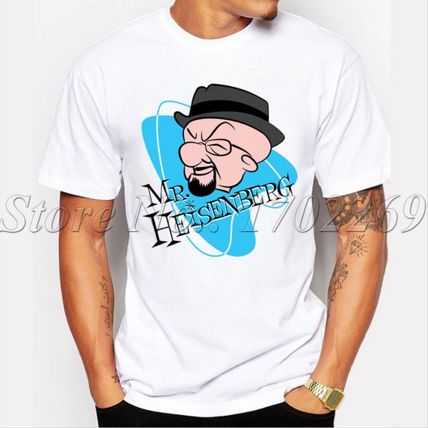 

tv series breaking bad mr heisenberg blue heart cartoon printed funny short sleeve hipster tee sweatshirt hoodie t shirt