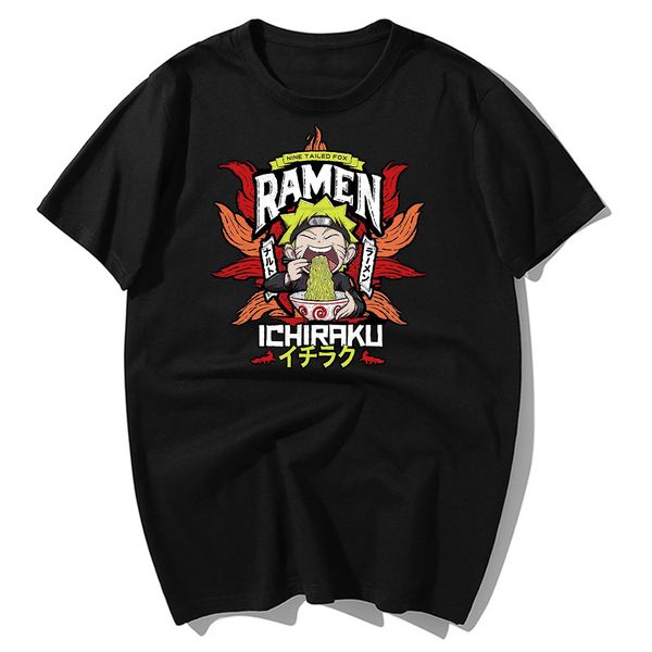 

sport japanese anime naruto uzumaki t shirt funny ichirrku ramen naruto t-shirts harajuku streetwear cotton men cool hip hop tshirt