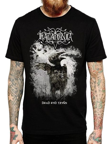 

sport katatonia dead end kings men black t shirt (large